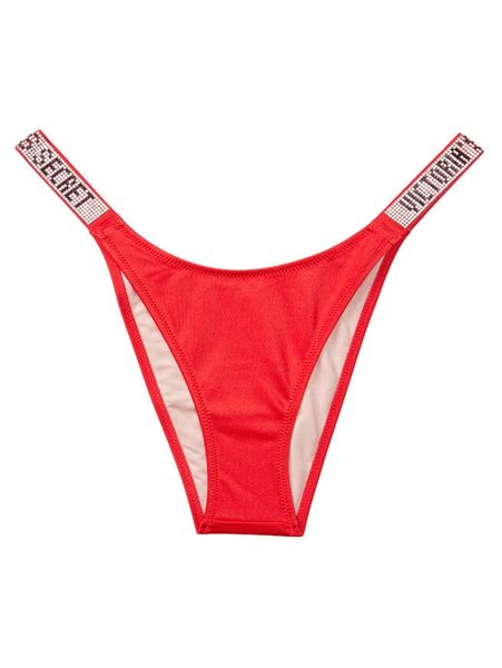 Купальник Victoria's Secret Bombshell Adds 2 cup push-up & Brazilian Bottom Red 26427083-26433008 фото