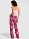 Піжамні штани Victoria's Secret & PINK Flannel Pajama Pants Pink Fire Ornaments  &mdash; фото , вигляд з різних ракурсів