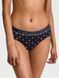 Трусики хіпстери Victoria's Secret Cotton Logo Cotton Hiphugger Panty Classic Navy Floral &mdash; фото , вигляд з різних ракурсів