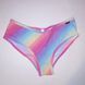 Трусики Victoria&rsquo;s Secret PINK Cheekster Rainbow Stripe Ribbed Colorful Panty &mdash; основне фото товару, вигляд спереду