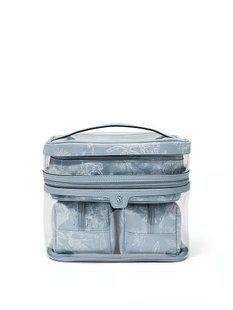 Косметичка Victoria's Secret 4-Piece Makeup Bag Set Blue Nylon &mdash; основне фото товару, вигляд спереду
