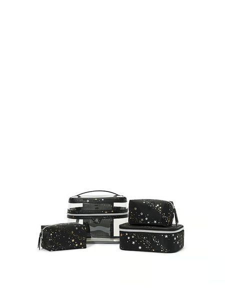 Косметичка Victoria's Secret 4 в 1 Makeup Bag Black Celestial 26936238 фото