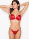 Бюстгальтер Victoria's Secret Very Sexy Shiny Strap Push-up Bra Red, Червоний, 34, B