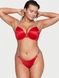 Бюстгальтер Victoria's Secret Very Sexy Shiny Strap Push-up Bra Red, Червоний, 34, B