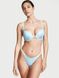 Купальник Victoria's Secret Bombshell Adds 2 cup push-up & Brazilian Bottom Blue, Блакитний, 36, B, M