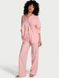 Піжама Victoria's Secret Angel Pink Cotton Modal Long Pyjama Set &mdash; фото , вигляд з різних ракурсів