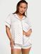 Піжама Victoria's Secret Satin Short Pajama Set Coconut White Bot &mdash; фото , вигляд з різних ракурсів