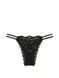 Трусики бразилианы Victoria's Secret Dream Angels Twinkle Strap Lace Brazilian Panty Black 26876110 фото 4