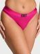 Трусики стрінги Victoria's Secret Cotton Logo Cotton Heart Shine Patch Thong Panty &mdash; фото , вигляд з різних ракурсів