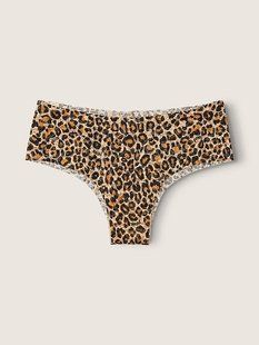 Кружевные трусики Victoria's Secret Pink Lace Cheeky Panty Leo 26650728 фото