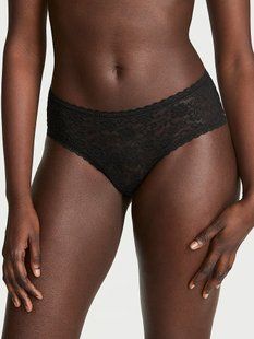 Трусики чікі Victoria's Secret Lace Keyhole Cheeky Panty &mdash; основне фото товару, вигляд спереду