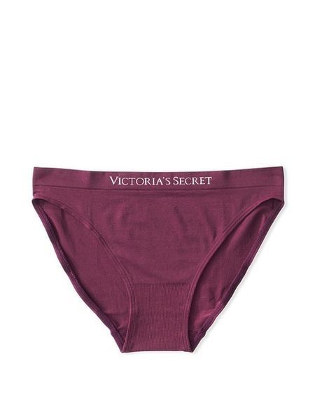 Хлопковые трусики Victoria's Secret Logo Cotton Hiphugger Panty 26373693 фото