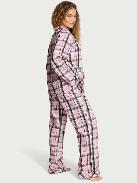 Фланелева піжама Victoria's Secret Flannel Long Pajama Set &mdash; основне фото товару, вигляд спереду