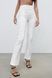 Джинсы ZARA - High Waisted Straight Leg White Denim Jeans with Patchwork Detail 6688\210\250 фото 4