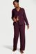 Піжама Victoria's Secret SoSoft&trade; Modal Long Pajama Set Burgundy &mdash; фото , вигляд з різних ракурсів