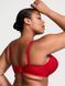 Бюстгальтер Victoria's Secret Lipstick Red Bombshell Add 2 Cups Push Up Shine Strap Bra  &mdash; фото , вигляд з різних ракурсів