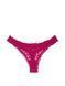 Трусики стринги Victoria's Secret Dream Angels Flocked Mesh Ruffle Thong Panty 26576566 фото 3