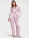 Піжама Сатинова Victoria's Secret Purple Floral Satin Long Pyjamas Set &mdash; фото , вигляд з різних ракурсів