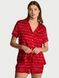 Піжама Сатинова Victoria's Secret Signature Satin Short Pajama Set  &mdash; фото , вигляд з різних ракурсів