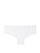 Трусики чікі Victoria's Secret White Lace Cheeky Panty, Білий, S