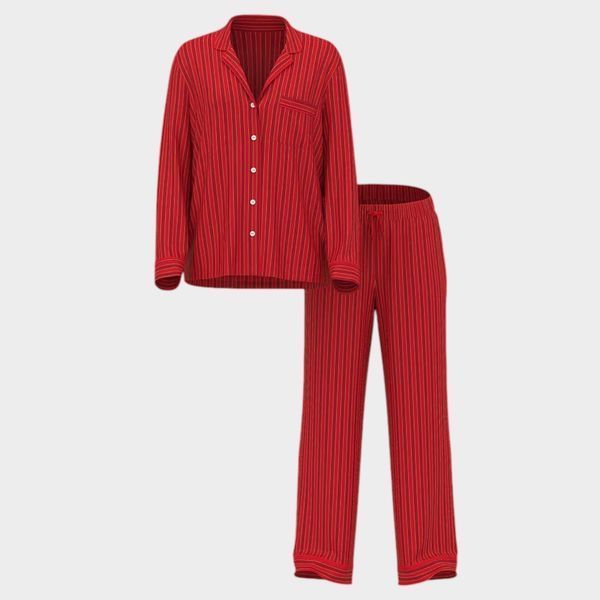 Фланелева піжама Victoria's Secret Flannel Long Pajama Set  &mdash; основне фото товару, вигляд спереду