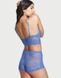 Мережевний комплект для сну Victoria's Secret Lacie Cropped Cami Boyshort Set Blue, Блакитний, S