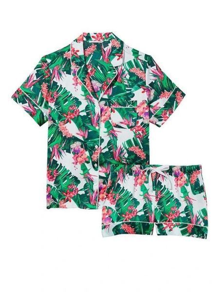 Піжама Victoria's Secret Satin Short Pajama Set &mdash; основне фото товару, вигляд спереду