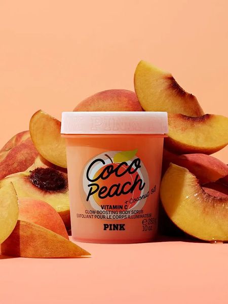 Скраб для тіла Victoria's Secret Coco Peach Scrub Pink 12433 фото