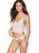 Трусики стринги Victoria's Secret Dream Angels Satin & Lace Thong Panty 24549561 фото 1