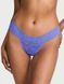Трусики стрінги Victoria's Secret Lace Keyhole Thong Panty Violet Glow &mdash; фото , вигляд з різних ракурсів