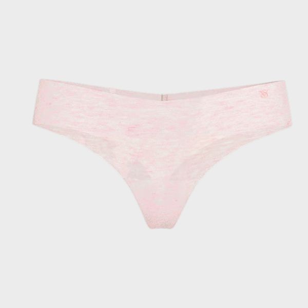 Трусики безшовні Victoria's Secret No-Show Cotton Thong Panty &mdash; основне фото товару, вигляд спереду