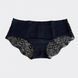 Трусики хипстеры Victoria's Secret Seamless Lace Brief Hiphugger Panty Black 26607650 фото 1