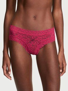 Трусики чікі Victoria&rsquo;s Secret Lacie Sparkle Cheeky Panty &mdash; основне фото товару, вигляд спереду