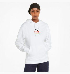 Xуді жіноче Puma brand love white &mdash; основне фото товару, вигляд спереду