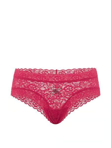 Трусики чікі Victoria&rsquo;s Secret Lacie Sparkle Cheeky Panty &mdash; основне фото товару, вигляд спереду