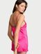 Пеньюар Victoria's Secret Tease Satin Lace Trim Mini Slip Dress Enchanted Pink &mdash; фото , вигляд з різних ракурсів