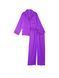 Піжама Сатинова Victoria's Secret Satin Long Pajama Set Violet &mdash; фото , вигляд з різних ракурсів