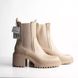 Жіночі ботинки Zara Womens Ankle Boots Ecru Ivory Track Soles Chelsea , Бежевий, 39 EUR