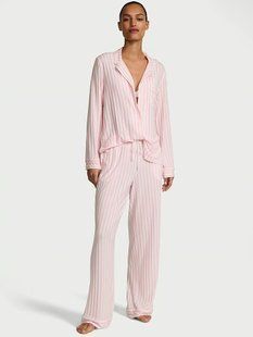 Піжама Victoria's Secret Modal Soft Long Pajama Set &mdash; основне фото товару, вигляд спереду