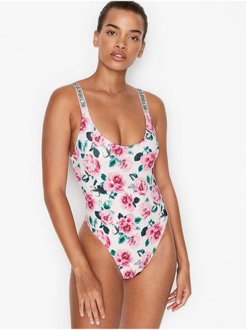 Купальник монокіні Victoria's Secret So Rose Shine Strap One-piece 26291342 фото