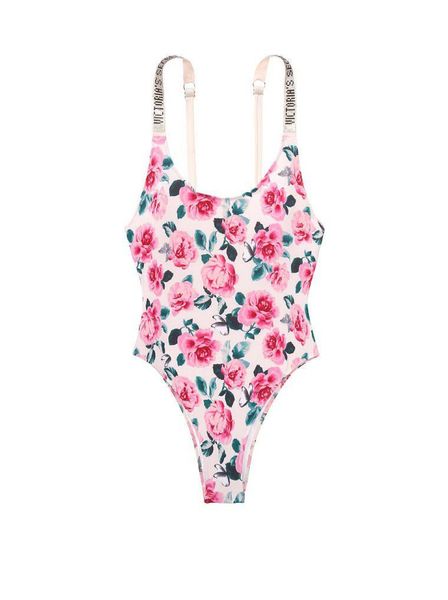 Купальник монокіні Victoria's Secret So Rose Shine Strap One-piece 26291342 фото