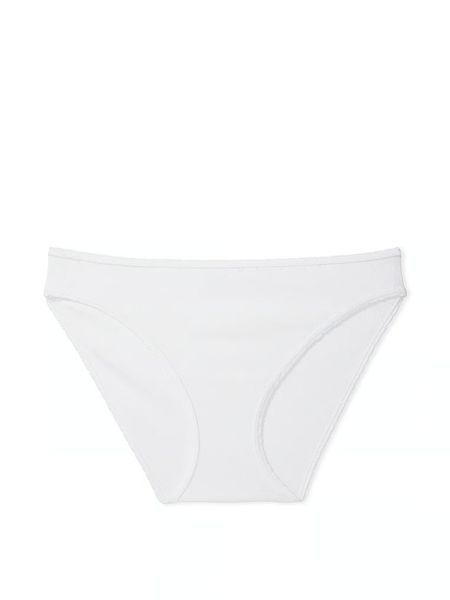 Хлопковые трусики Victoria's Secret Logo Cotton Bikini Panty 26779633 фото