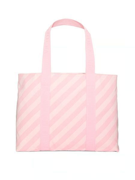 Сумка жіноча Victoria&rsquo;s Secret Heritage Stripe Canvas Tote Bag &mdash; основне фото товару, вигляд спереду