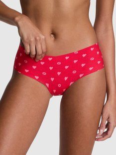 Трусики Victoria&rsquo;s Secret Cheeky No-Show Panty PINK Red 26969766 фото