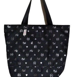 Сумка женская Victoria&rsquo;s Secret Pink Beach Tote Bag Logo Black 24628284 фото