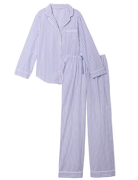 Піжама Victoria's Secret Heritage Cotton Long Pajama Set &mdash; основне фото товару, вигляд спереду