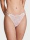 Трусики зі Стразами Victoria's Secret VERY SEXY Double Shine Strap Smooth Brazilian Panty White, Білий, XS