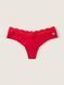 Бесшовные трусики Victoria's Secret PINK No-Show Thong Red 26625795 фото