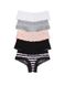 Набір трусиків Victoria's Secret 5-Pack Lace Waist Cotton Cheeky Panties 26687136 фото