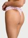 Набір Victoria's Secret Сатинова Піжама Glazed Satin Heart Short Pajama Set + Трусики White Kisses Thong Knickers &mdash; фото , вигляд з різних ракурсів